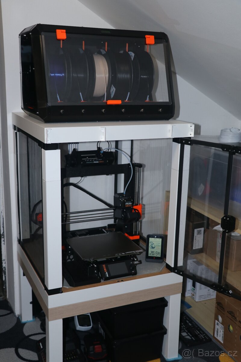 Průša MK4S + MMU3 + Drybox Blurolls + Box