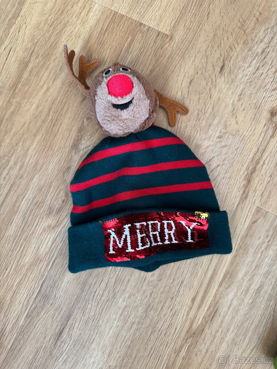 h&m vanocni čepice