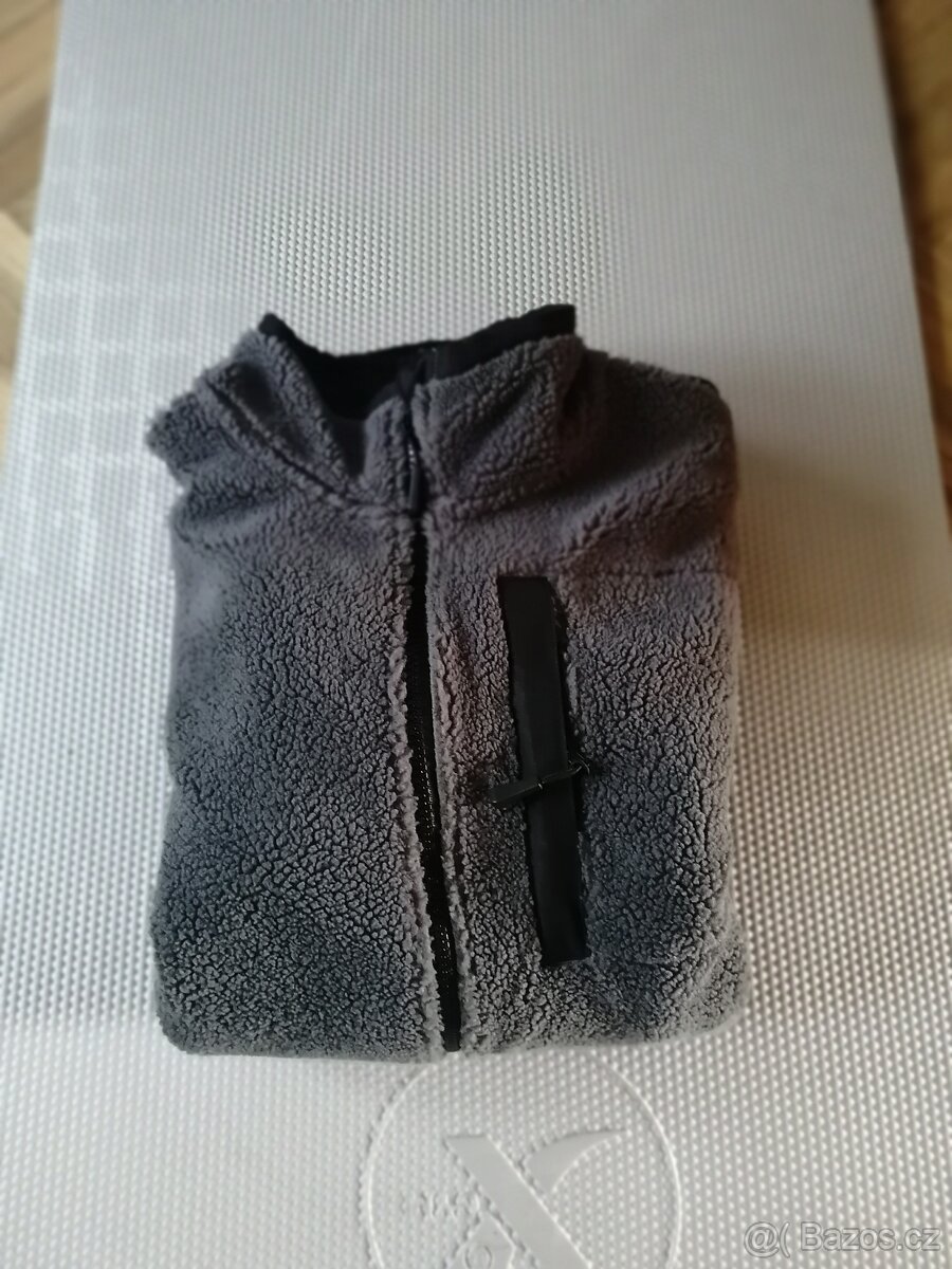 Pánská mikina/bunda XL - kožíšek fleece