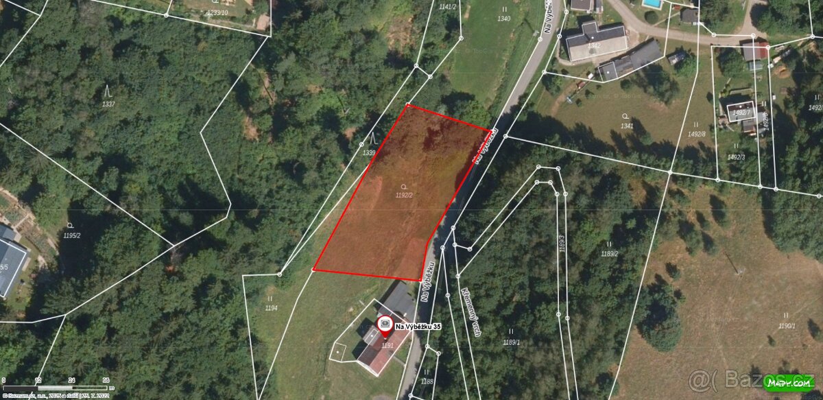 Stavební pozemek Liberec Starý Harcov 2000m2