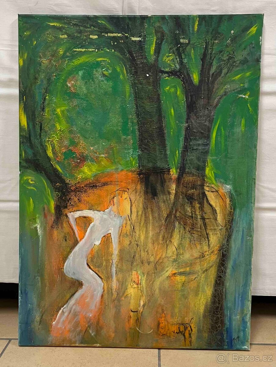 Obraz originál olej na plátně autor Karel Typovský