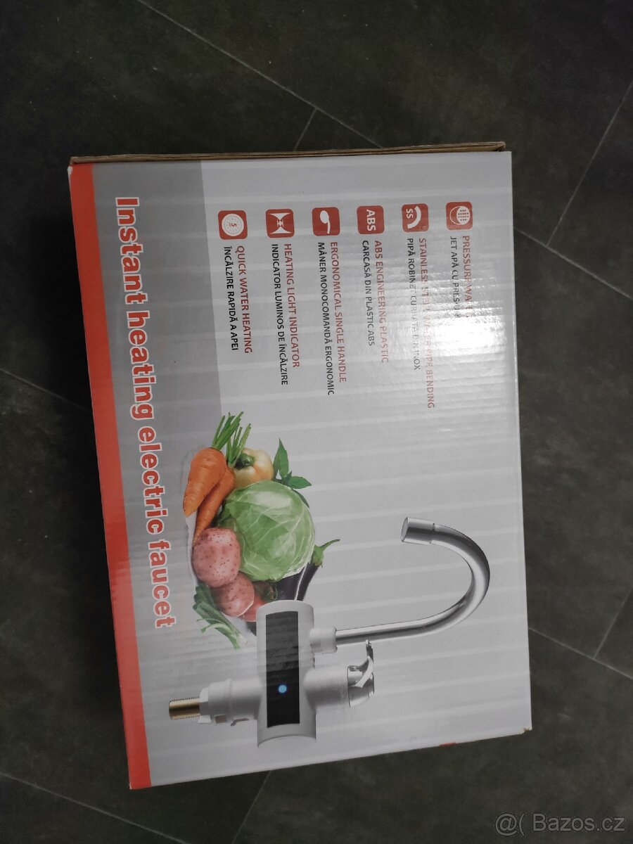 Ohřívací kohoutek s digitálním ovládáním