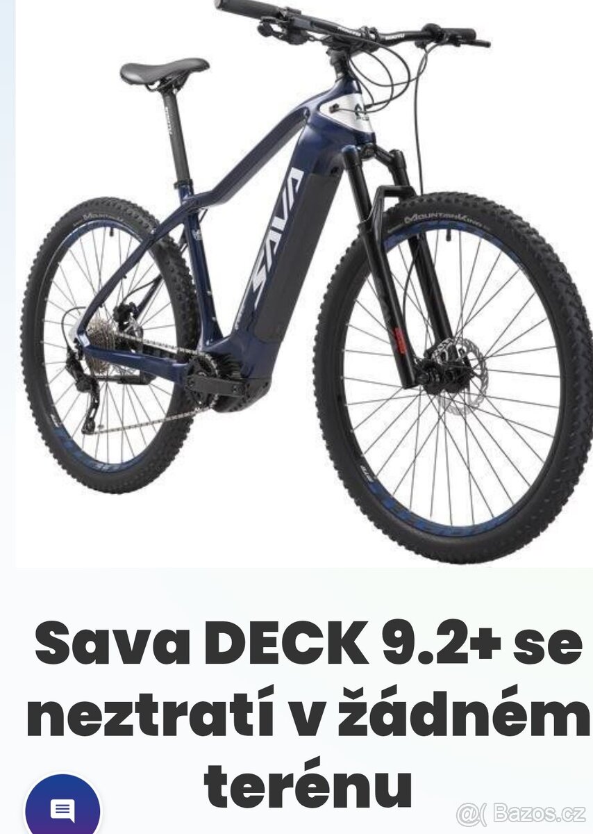Elektrokolo horské SAVA Deck 9.2 vel.XL