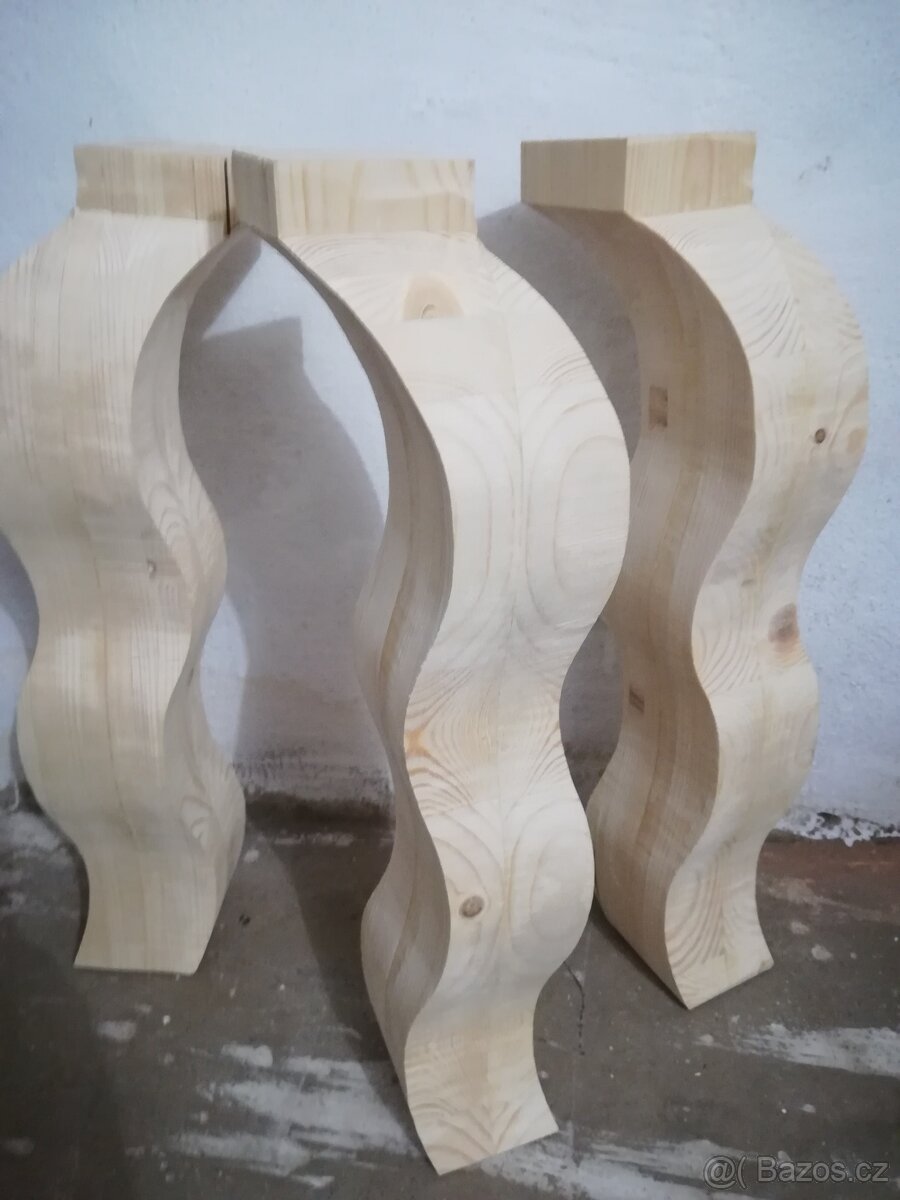 Vyřezávané nohy k nábytku