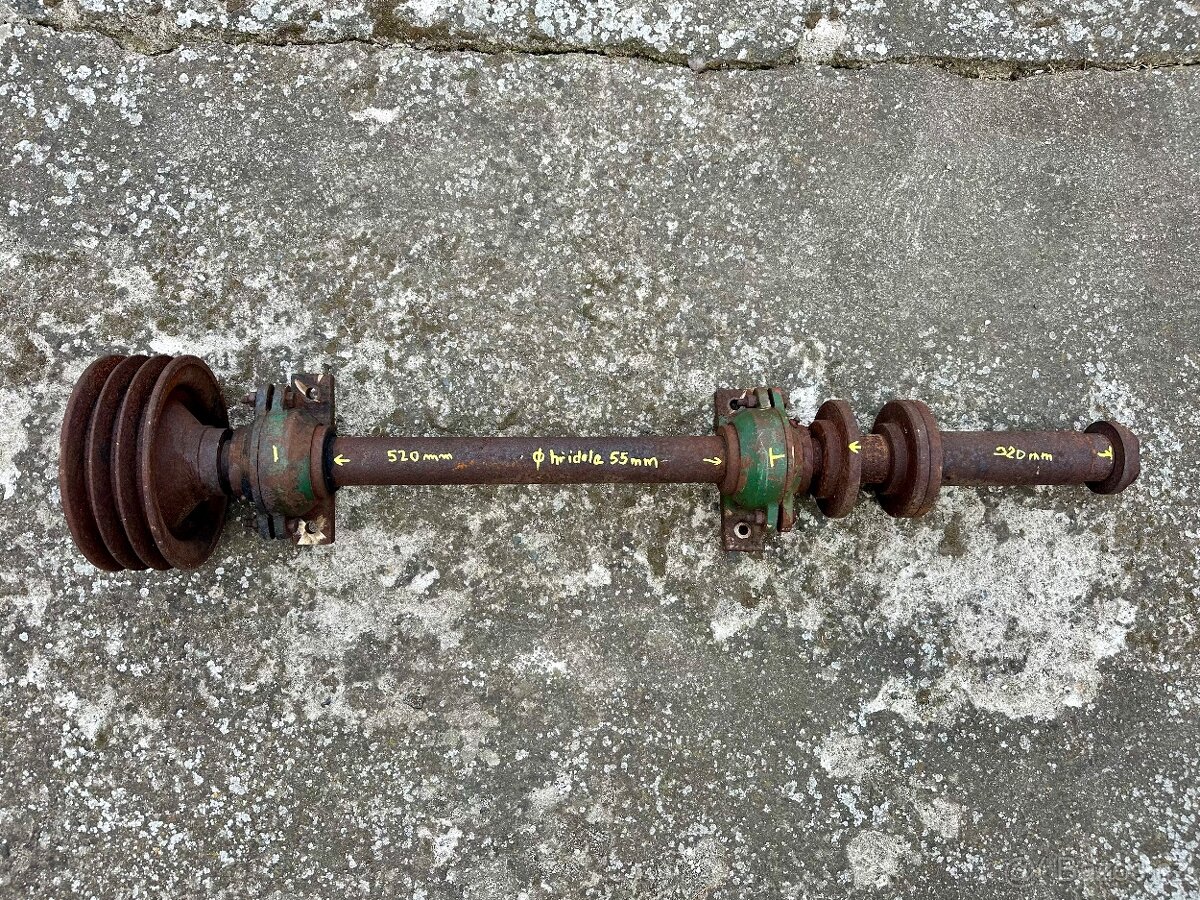 Hřídel průměr 55mm