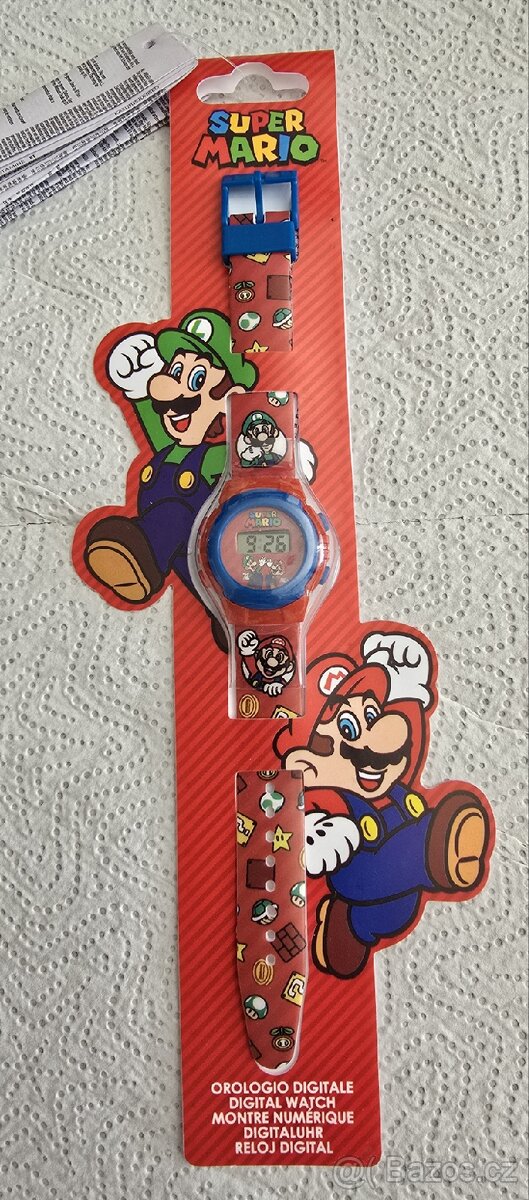 NOVÉ hodinky Mario