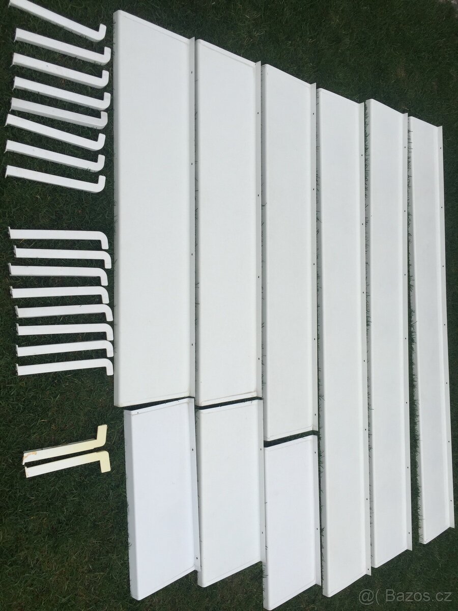 Venkovní parapety tažený hliník bílé