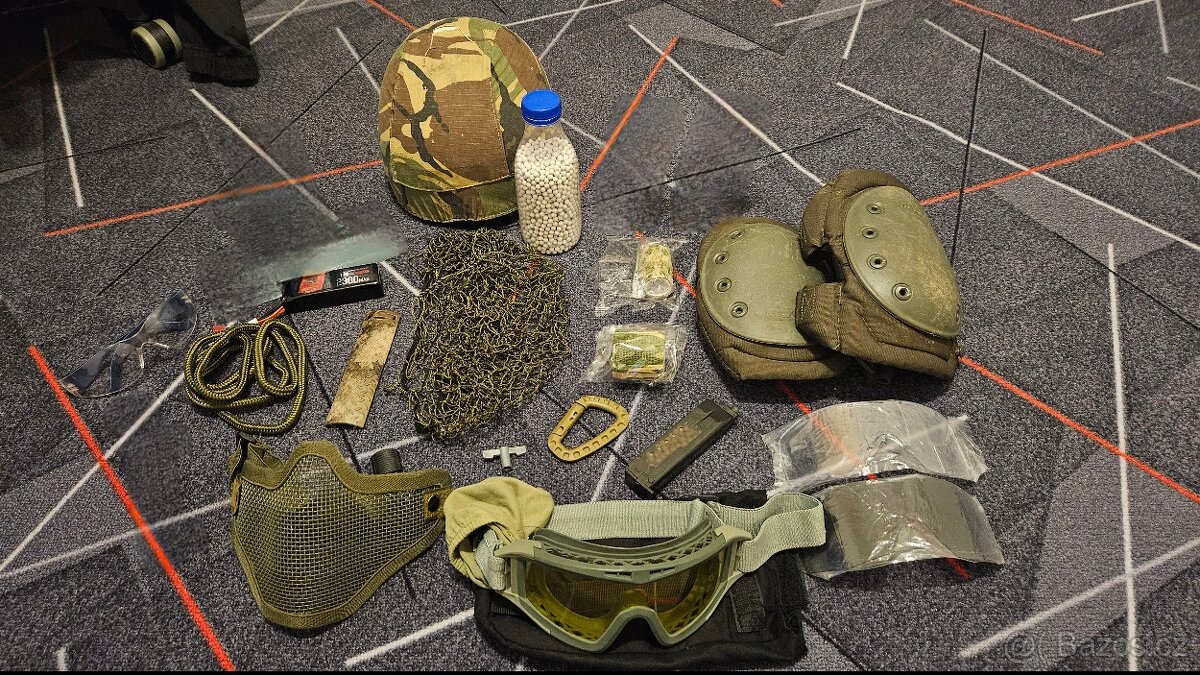 Prodám vybavení na airsoft