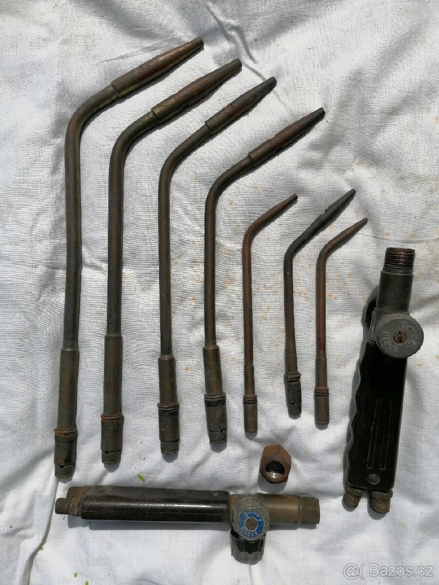 Hořáky plynové.