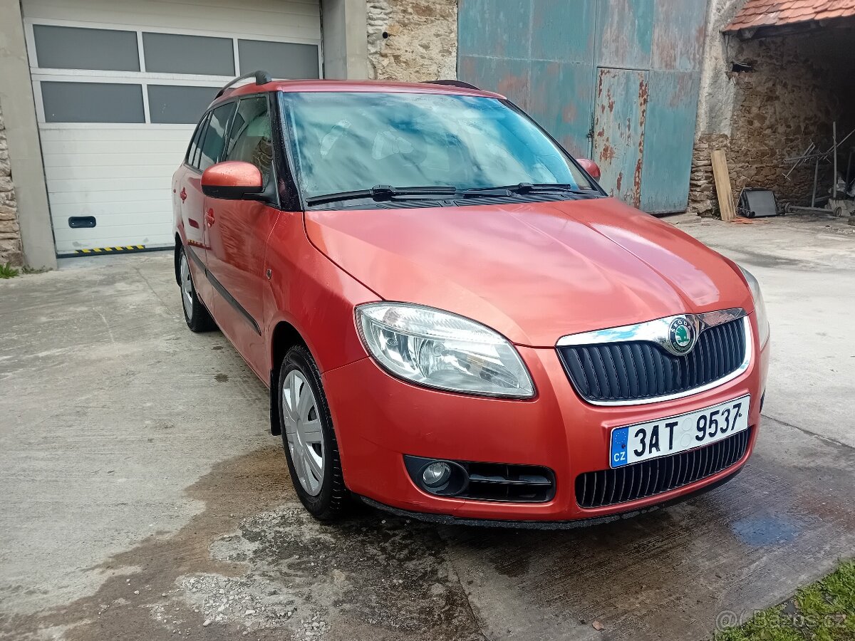 Fabia 1,2HTP, závěsné zařízení,klima