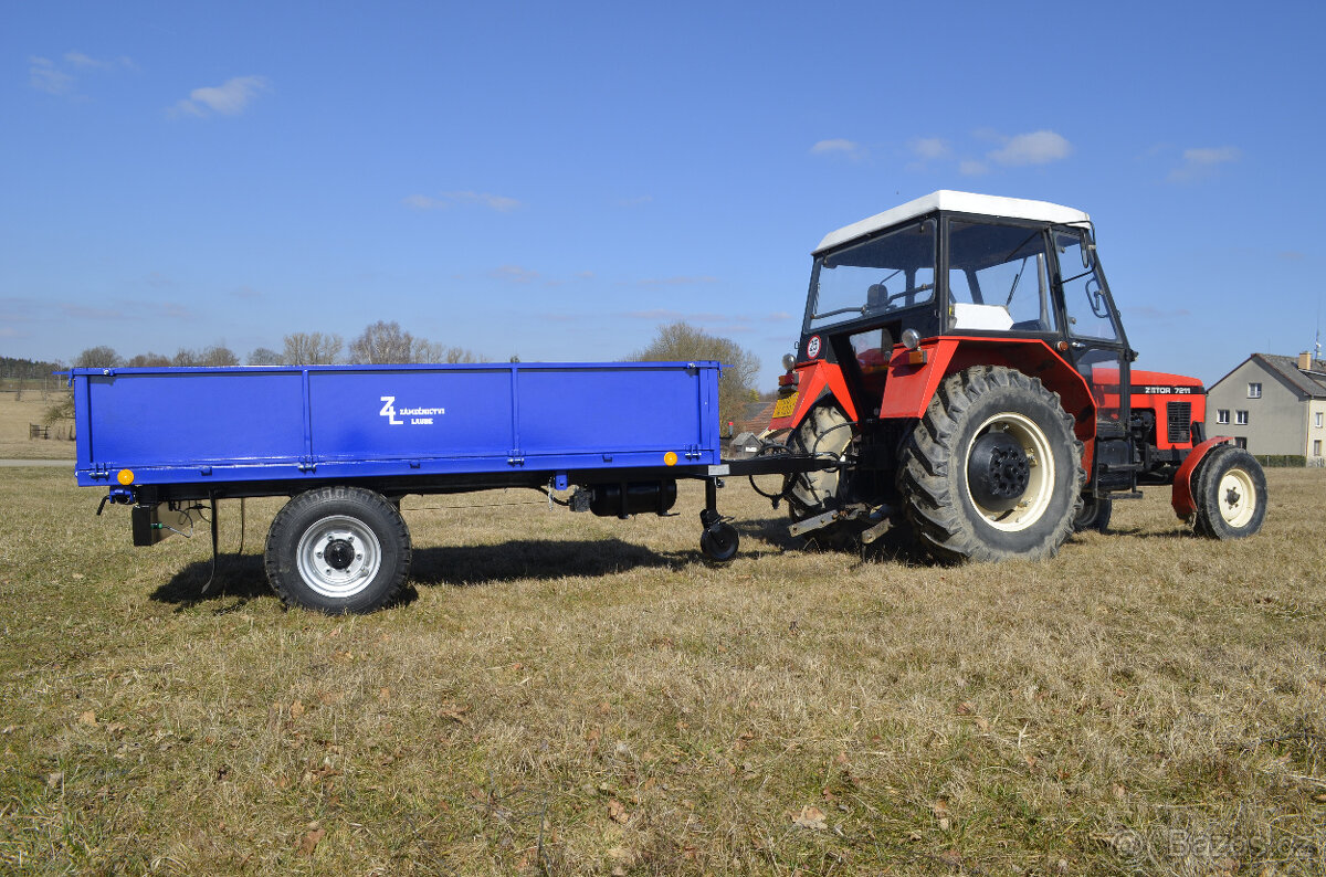 Přívěs,návěs za traktor s SPZ - nový výrobek