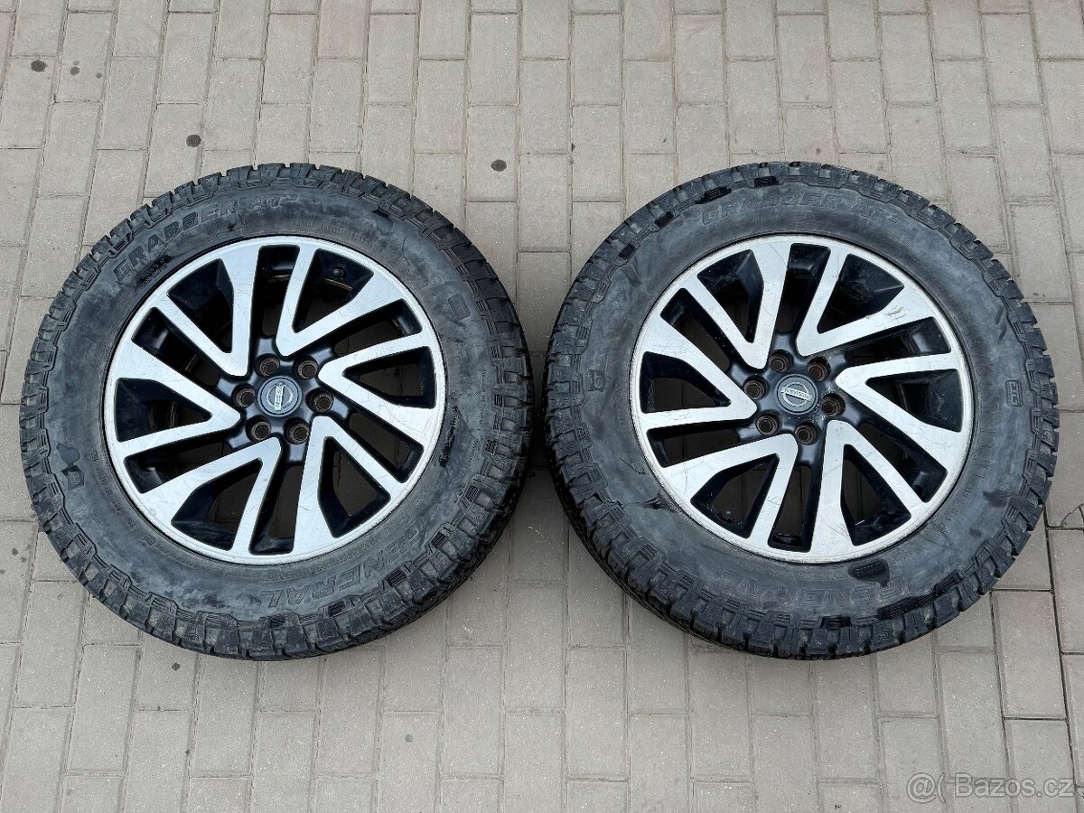 2x Origo ALU kola Nissan 18” 6x114.3 / 255/60 R18