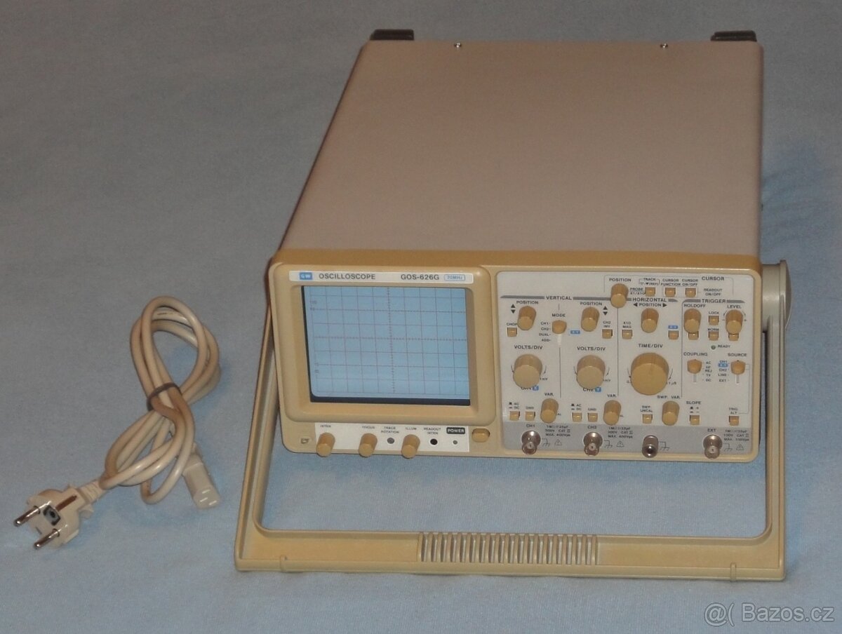 Osciloskop analogový GW GOS-626G 20MHz