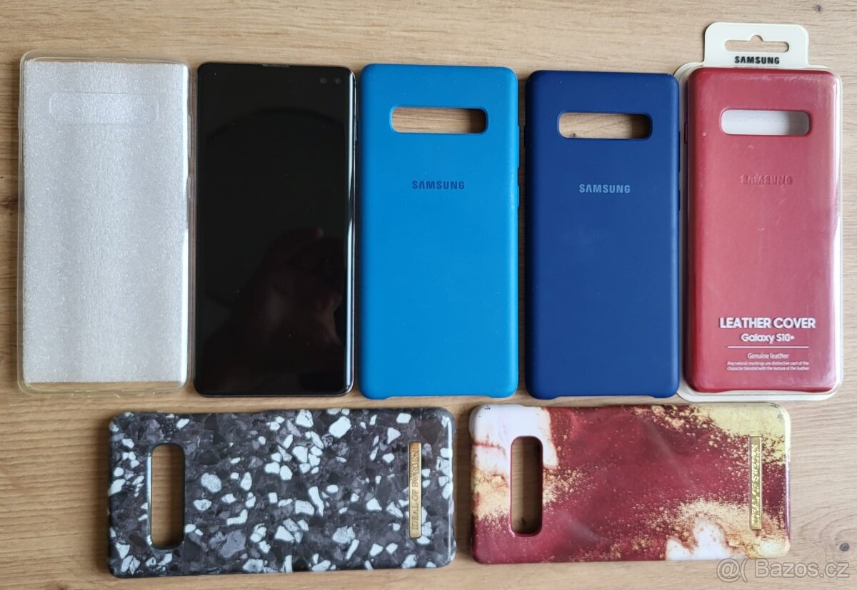 Mobilní telefon Samsung S10+ 1TB a 6 krytů