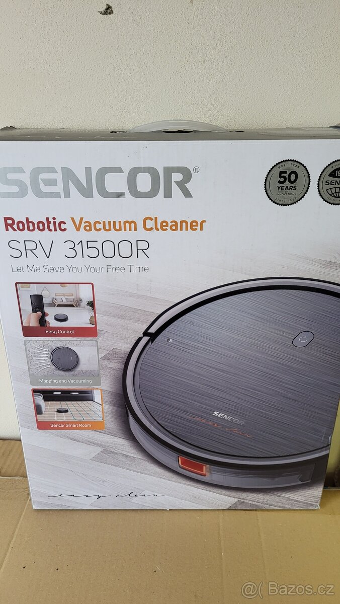 robotický vysavač Sencor SRV 3150OR