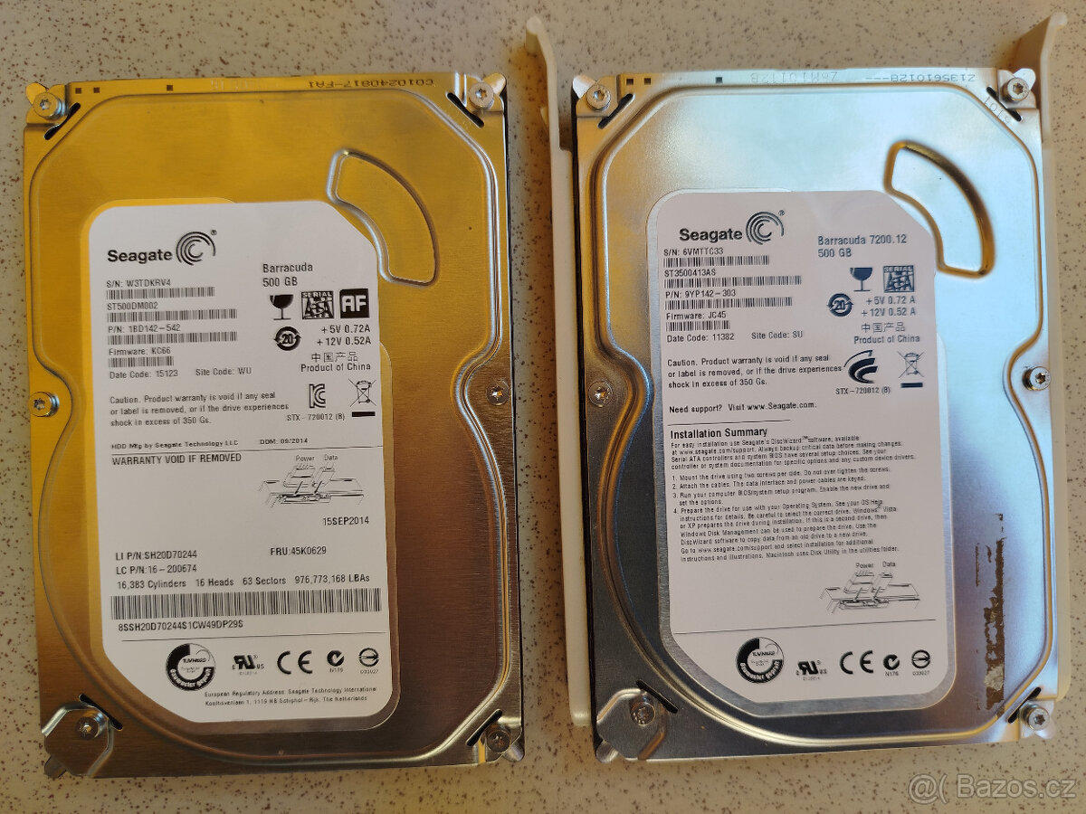 HDD 3,5" Seagate 500GB