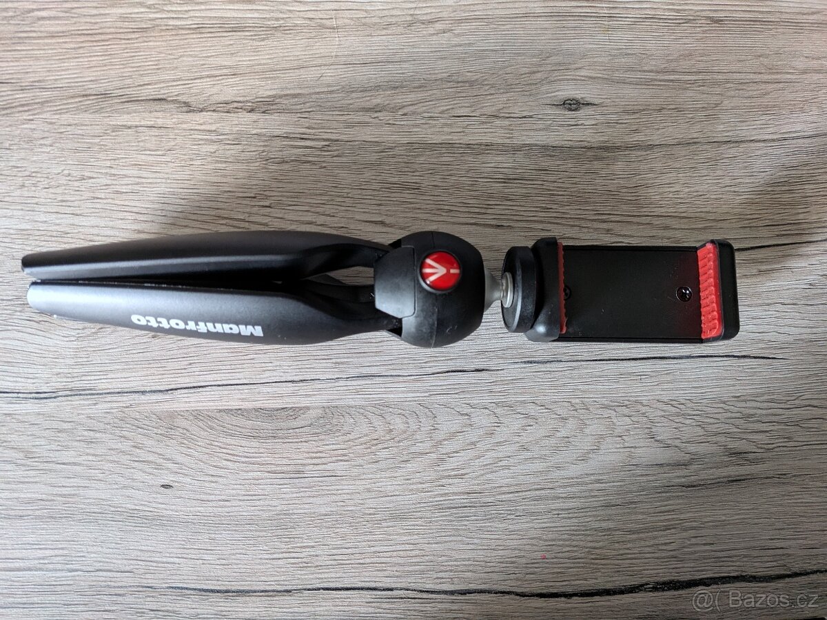 Ministativ MANFROTTO MKPIXICLAMP PIXI nový. Popůvky