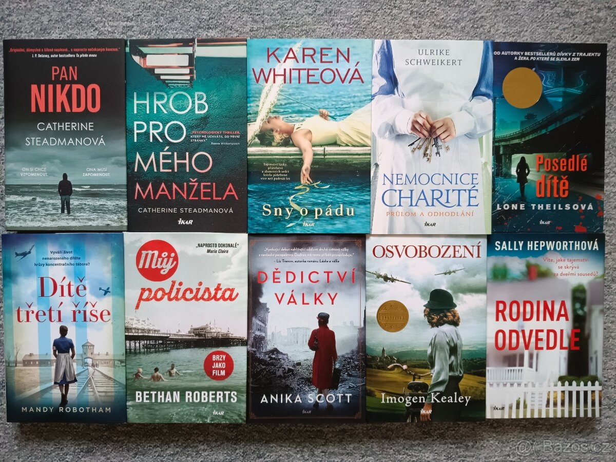 7) Prodám 40 knih