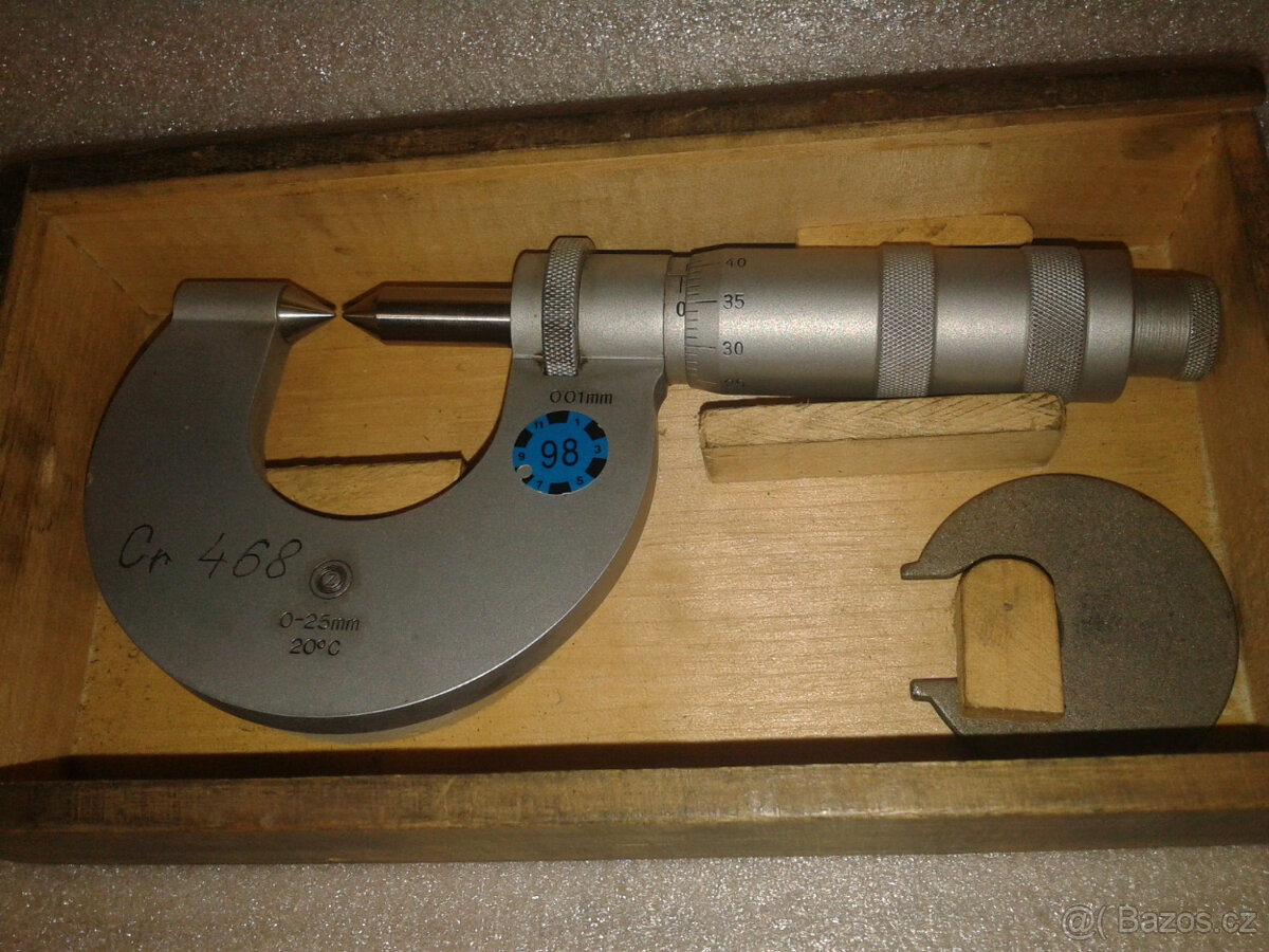 hrotový mikrometr 0-25