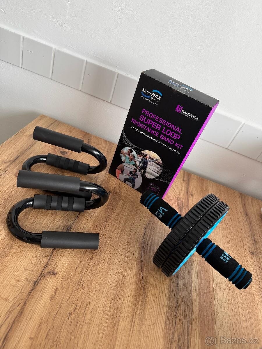 KINE-MAX PROFESSIONAL SUPER LOOP RESISTANCE BAND KIT + dárky
