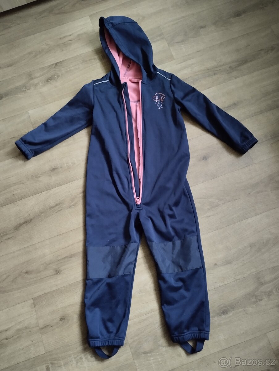 Dívčí softshell overal 110/116