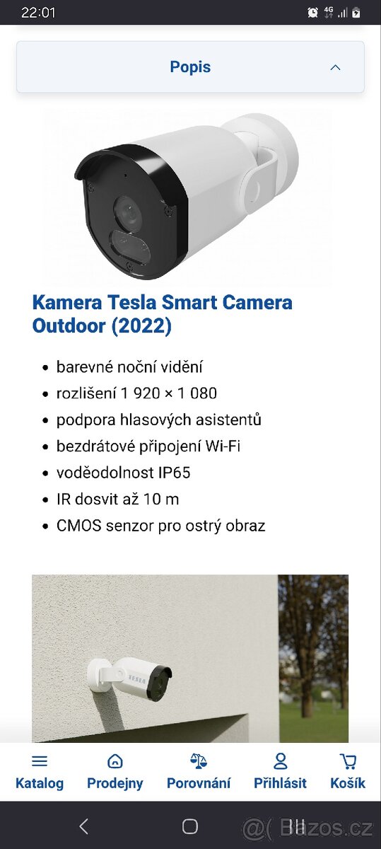 Kamera outdoor indoor Tesla Smart 2022