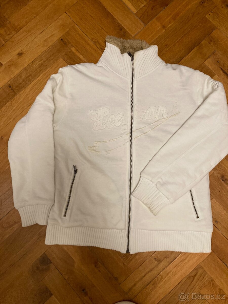 Unisex značkový teplý bomber - mikina