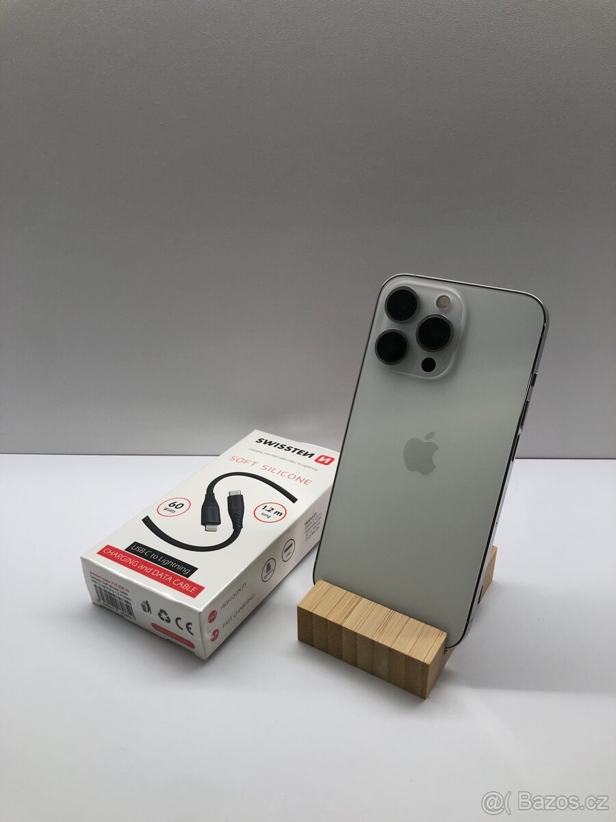 Apple iPhone 13 Pro 128 GB Silver - ZÁRUKA+FAKTURA