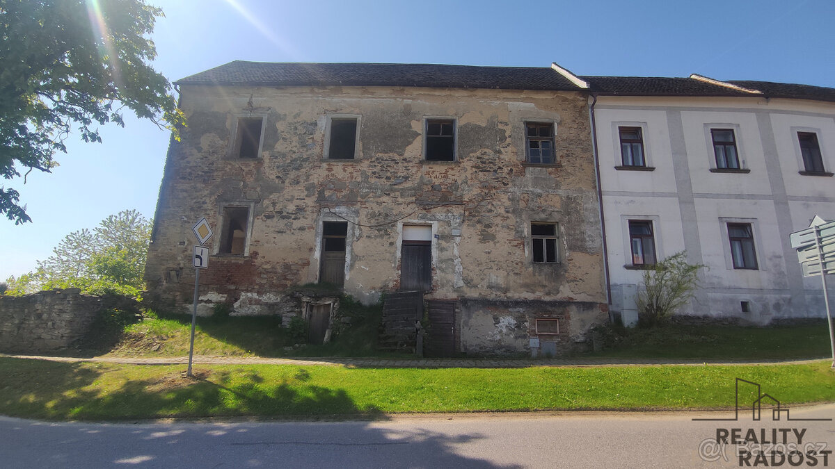 Prodej části bývalého kláštera, Vratěnín, okres Znojmo