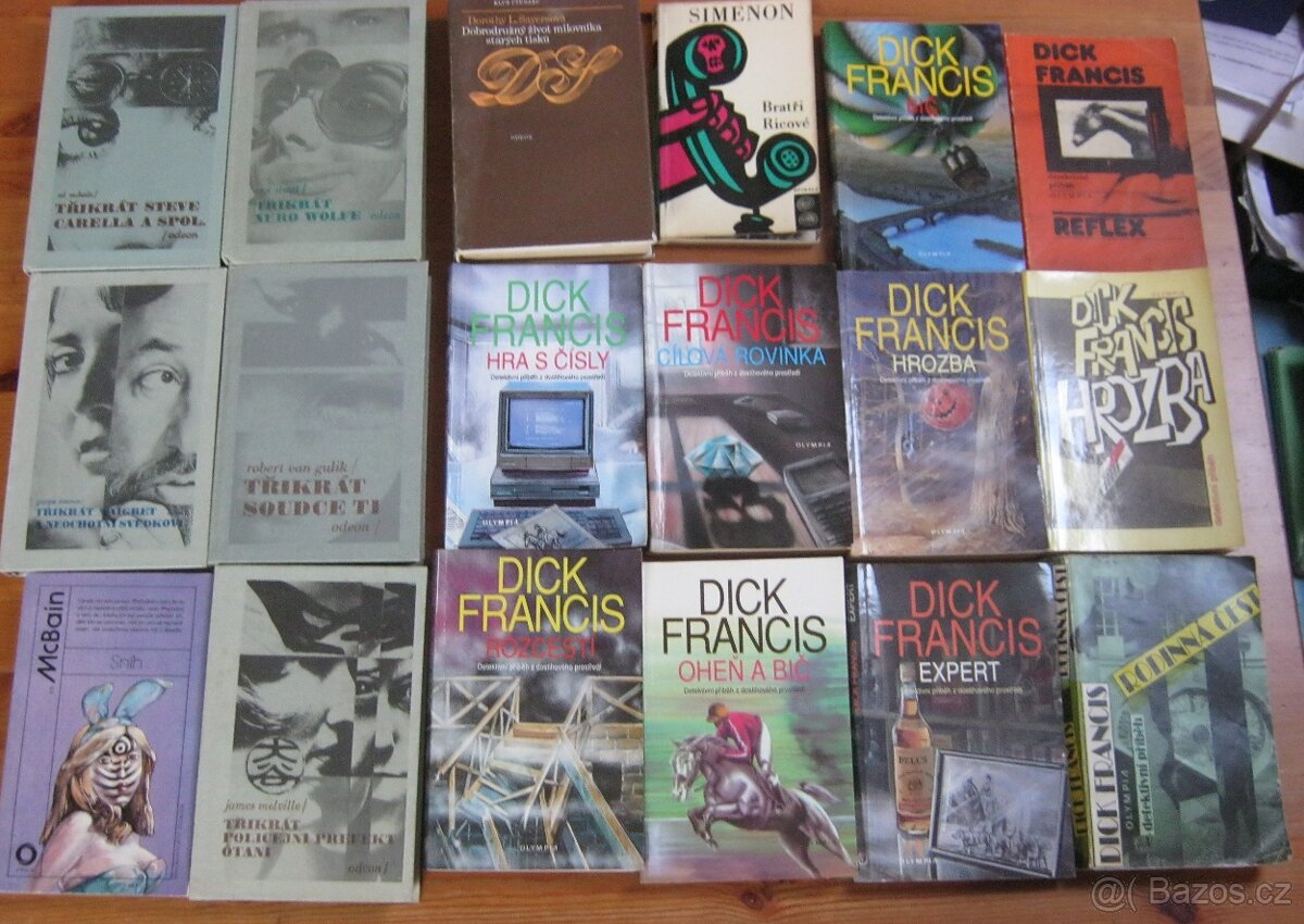 Detektivky různých autorů - Francis, P.D.James aj.