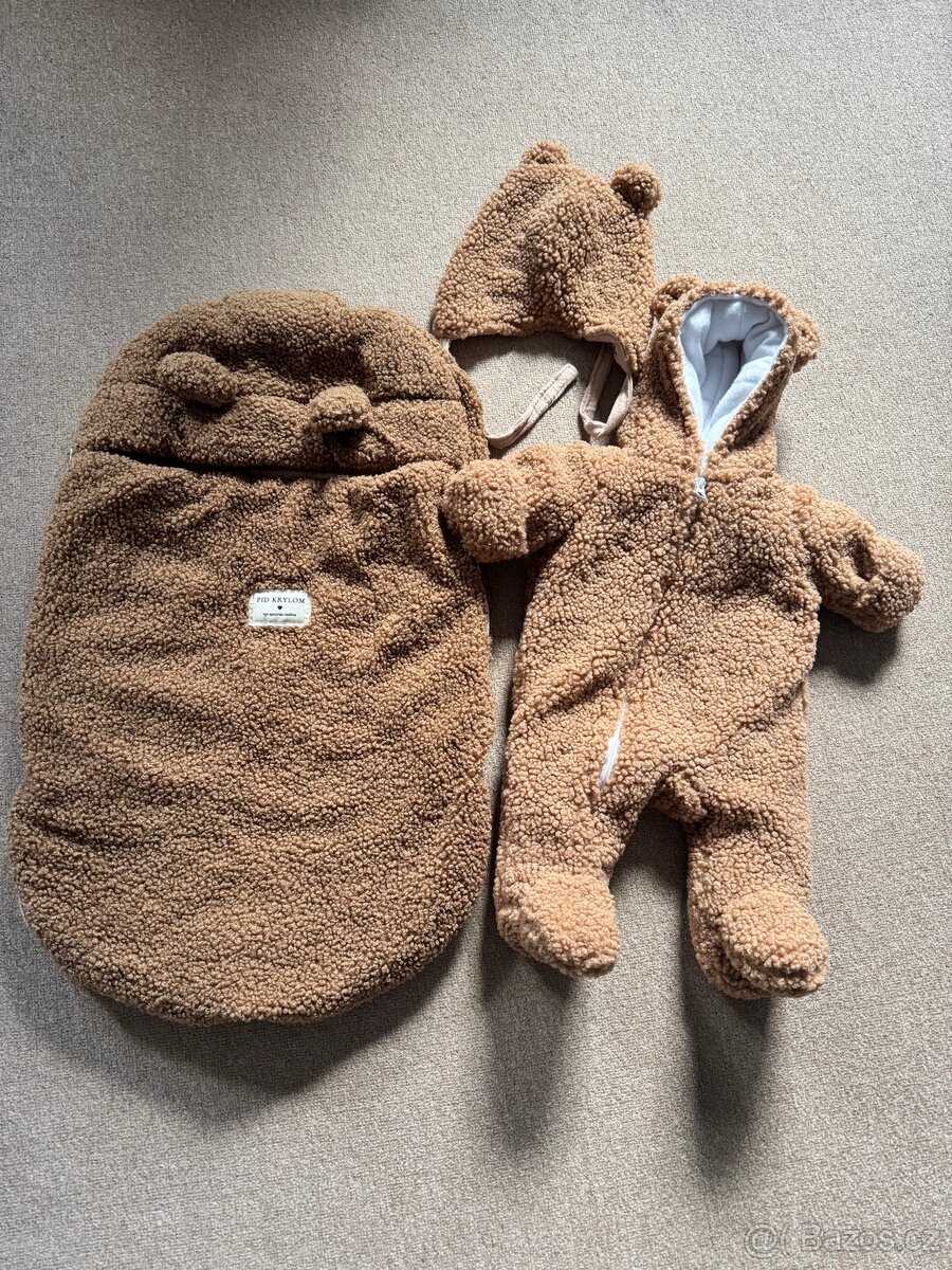 Kojenecký set „medvídek“ — kombinéza vel. 56