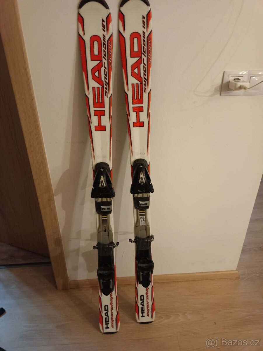 Lyže Head 127 cm + hůlky