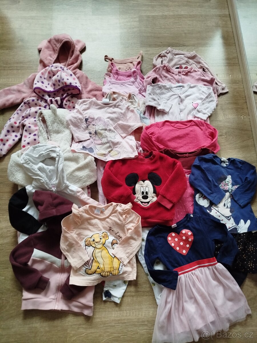 Balíček dívčího oblečení, velikost 74/80