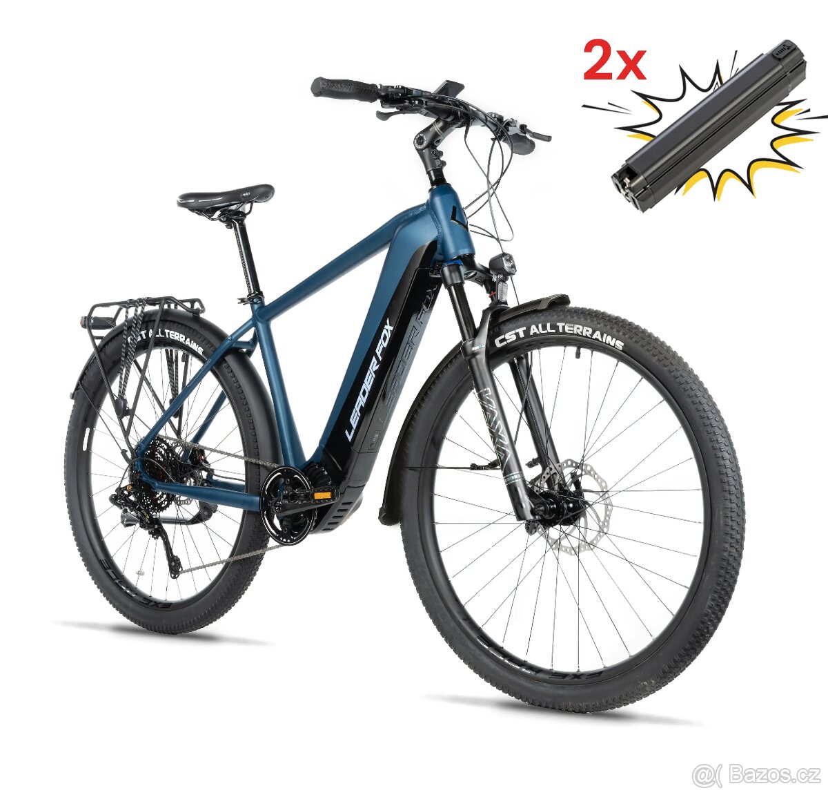 Leader Fox BARNET PÁNSKÝ 28", BAFANG M510, 2ks b