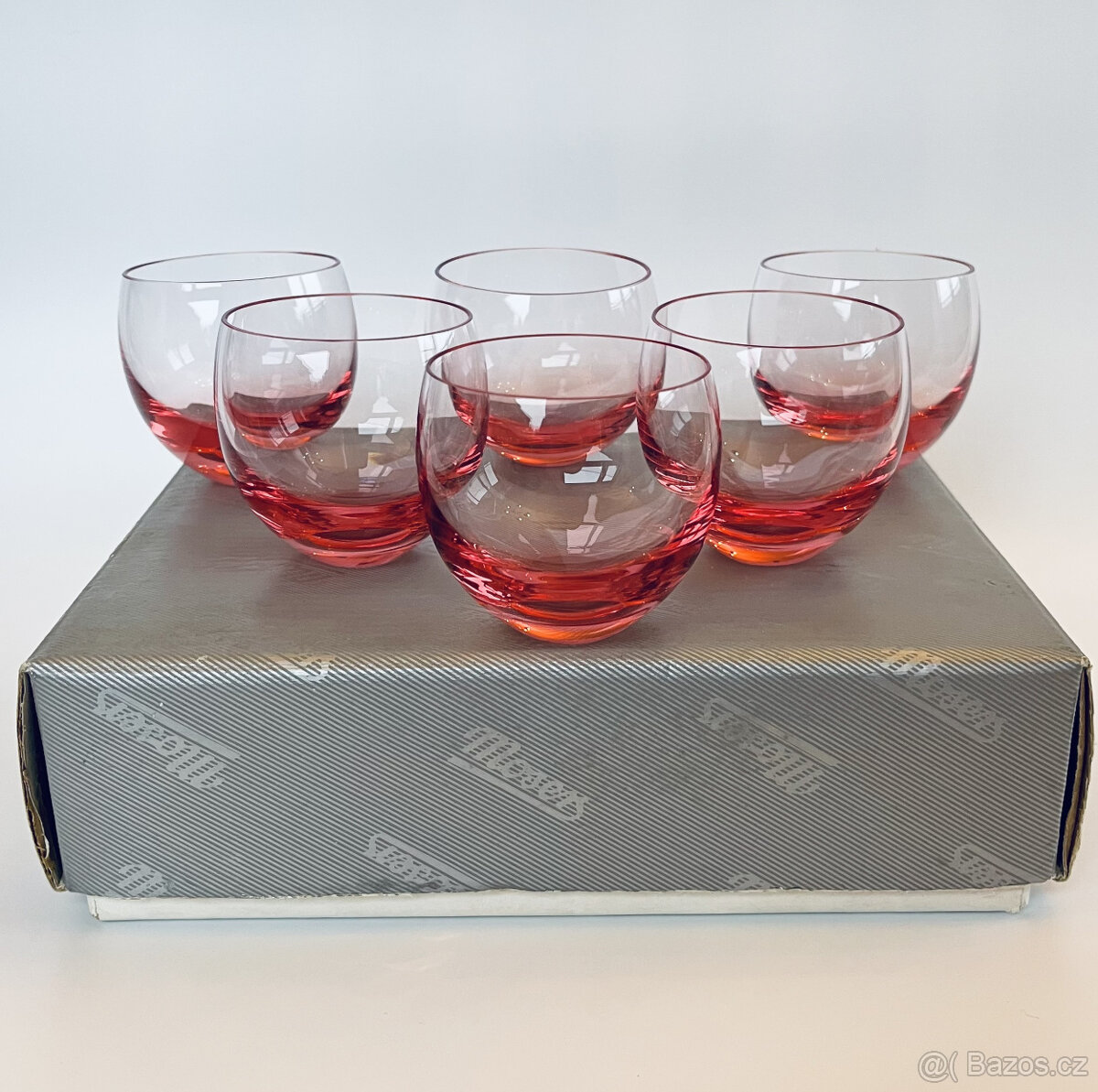 Moser Culbuto 6x sklenice 60ml Rosalin, Rudolf Eschler