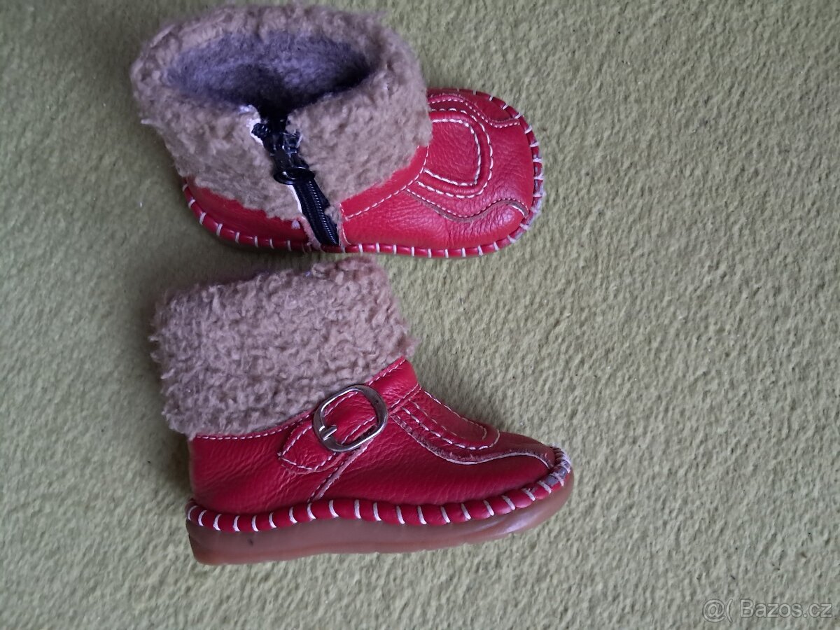 Zimní barefootové boty Baby Bare, vel. 19, stélka 127 mm