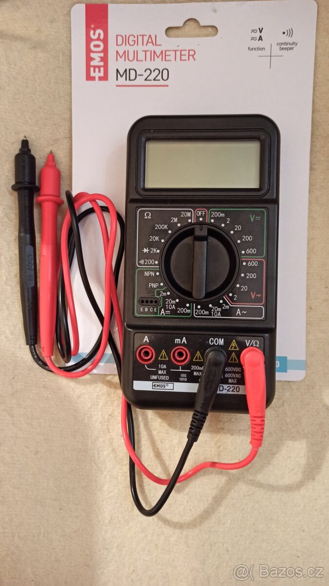 Prodám kvalitní multimetr Emos MD-220