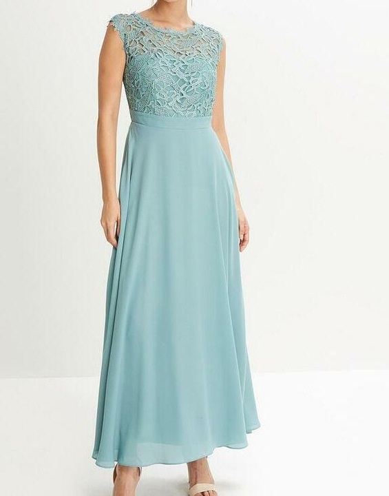 Nádherné dlouhé společenské šaty 40/42