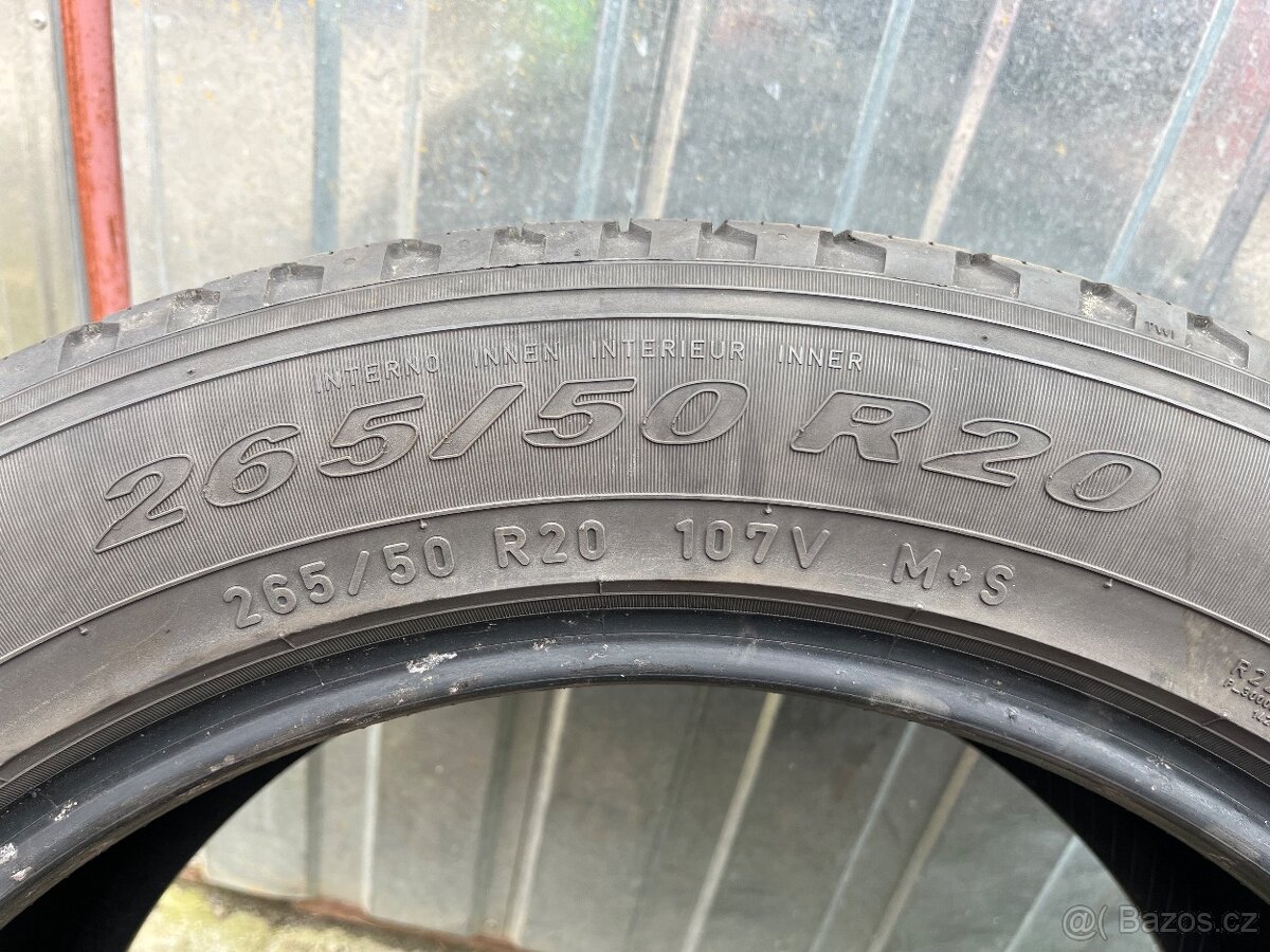Pneu 4ks 265/50R20