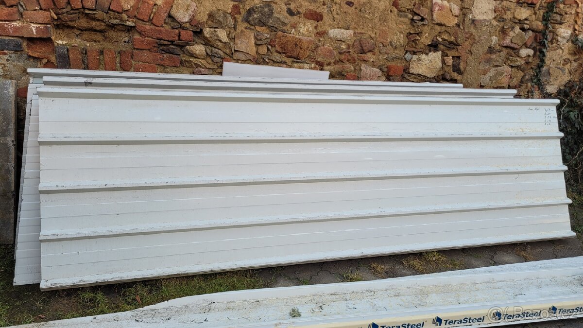 Střešní Pur panel tl. 8cm.