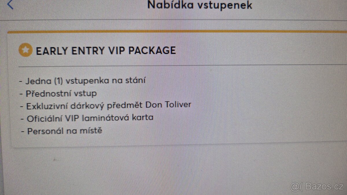 Don Toliver - VIP Early Entrance Package