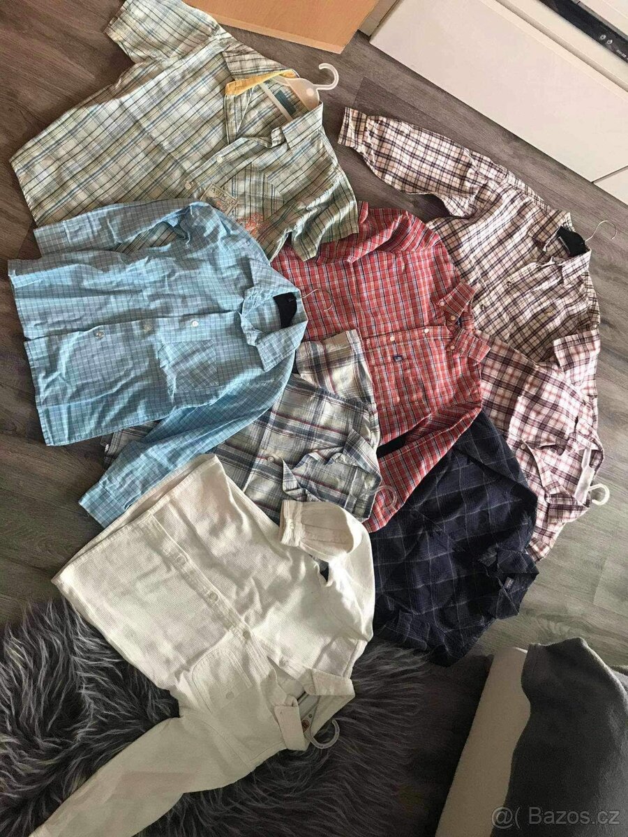 8x chlapecká košile