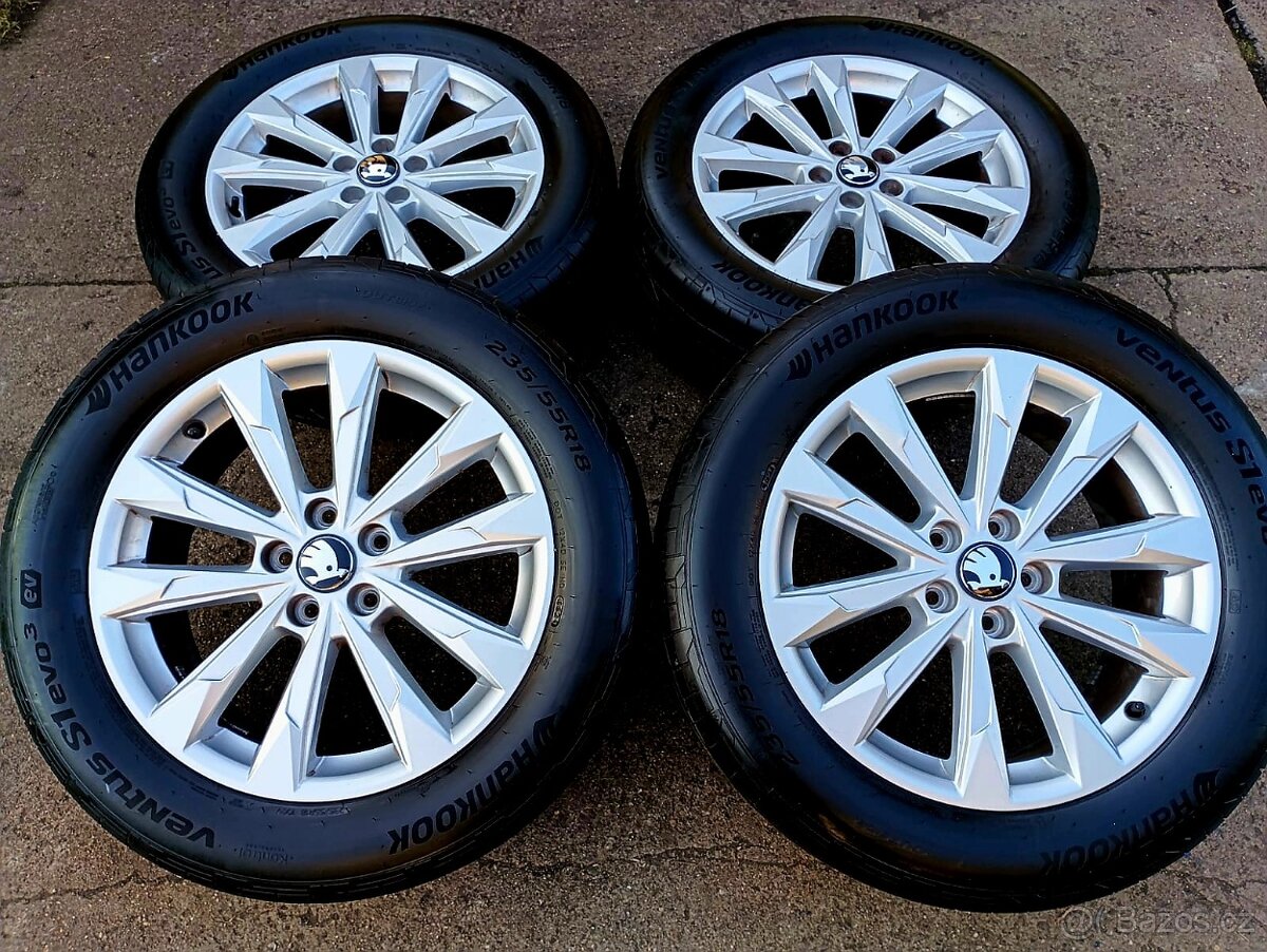 Disky originální Audi Q3, Škoda Kodiaq, VW Tiguan 5x112 R18