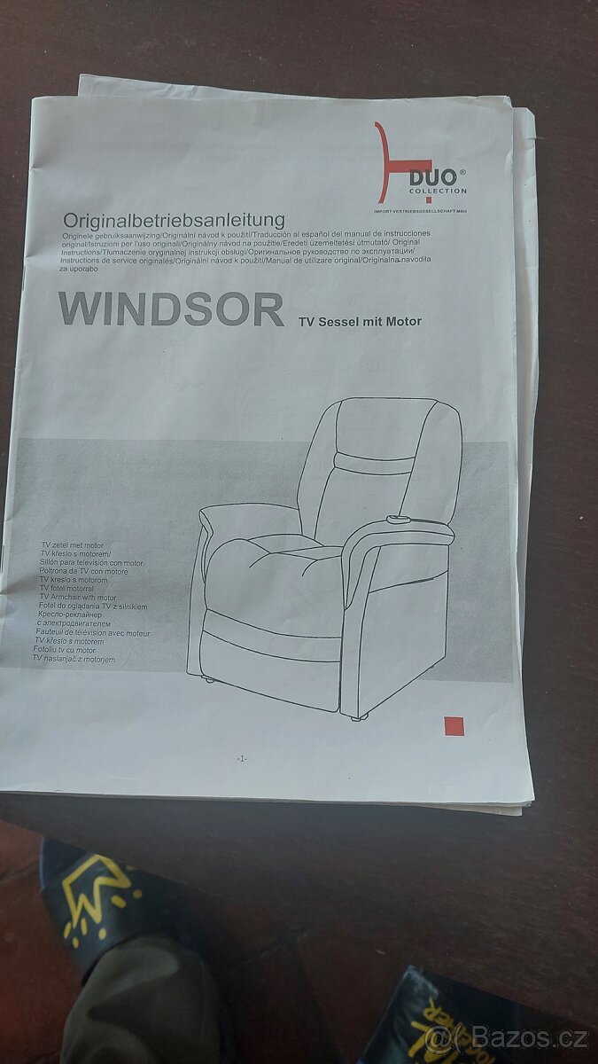 TV křeslo Windsor