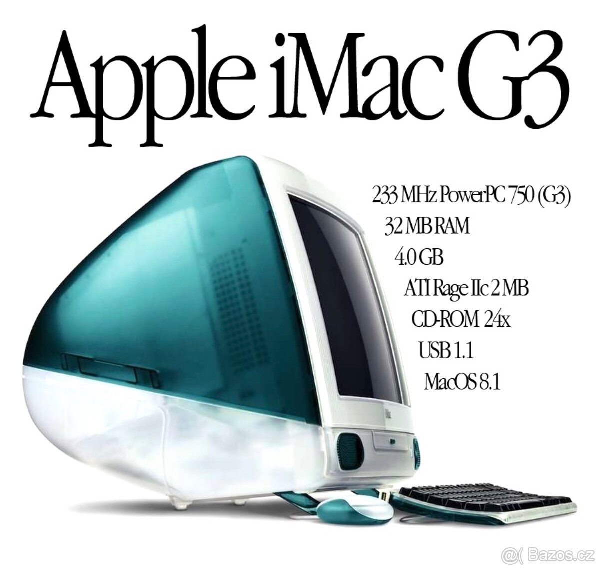 Apple iMac G3 funkční jako nový