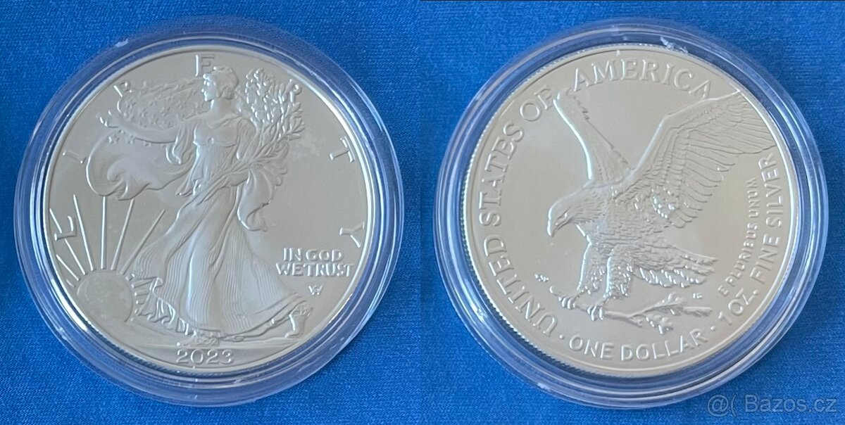 American Egale 2023 1 Oz - stříbrná investiční mince