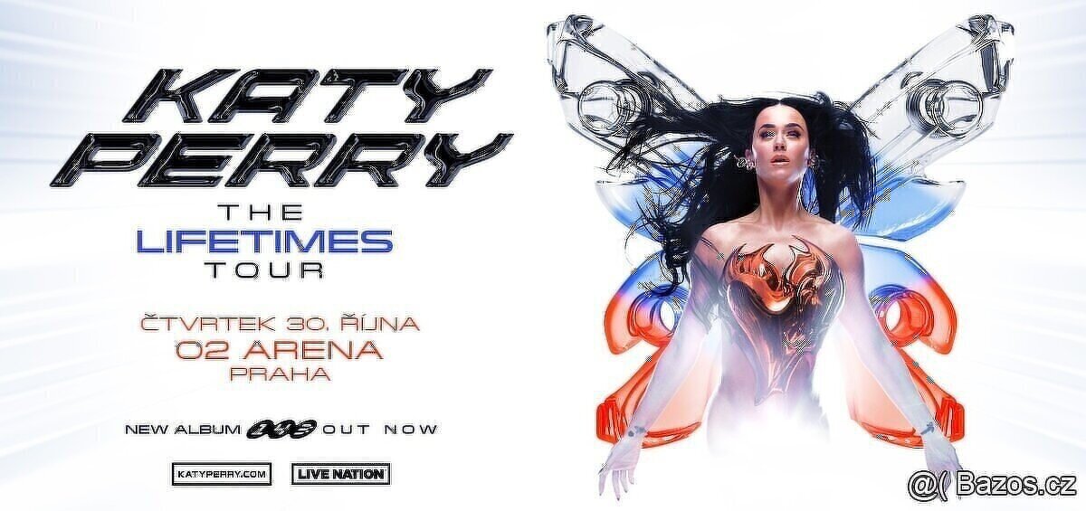 Prodám 4 vstupenky na stání - Katy Perry Praha O2