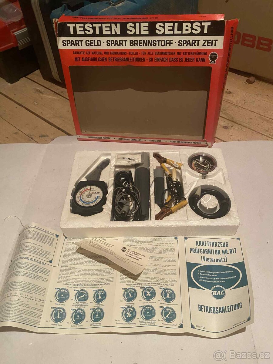 Diagnostická sada RAC č. 817 – made in USA – kompletní orig.