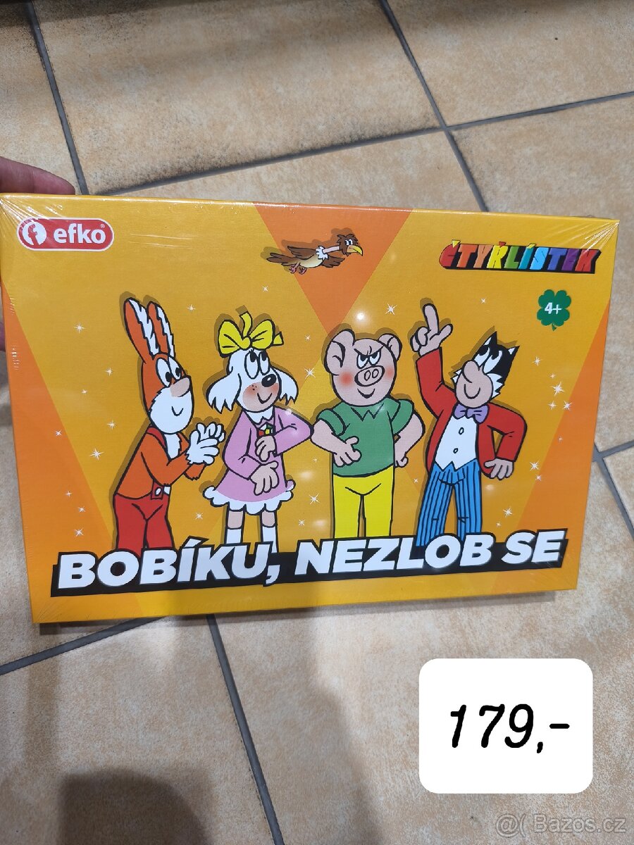 Bobíku, nezlob se desková hra
