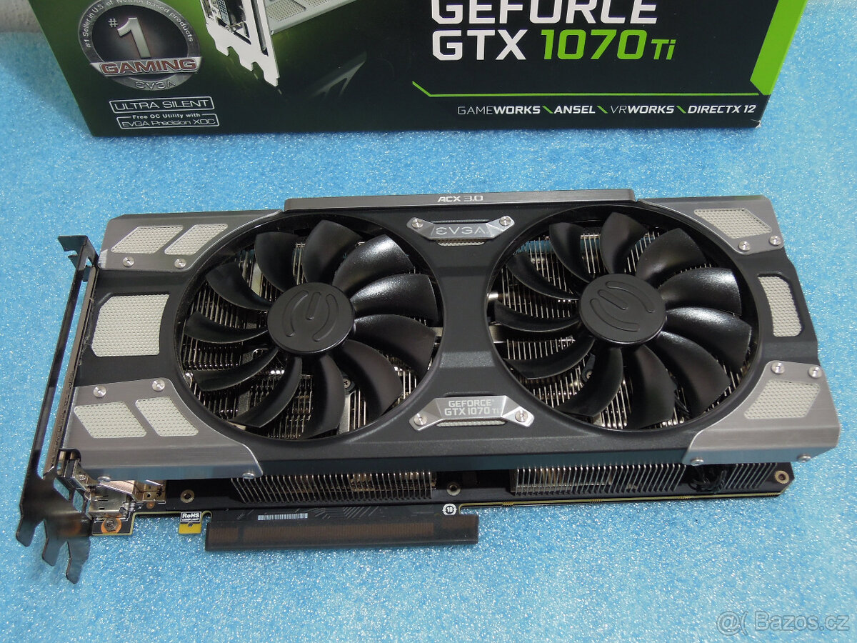 Herní grafika EVGA GeForce GTX 1070 Ti SC GAMING ACX 3.0